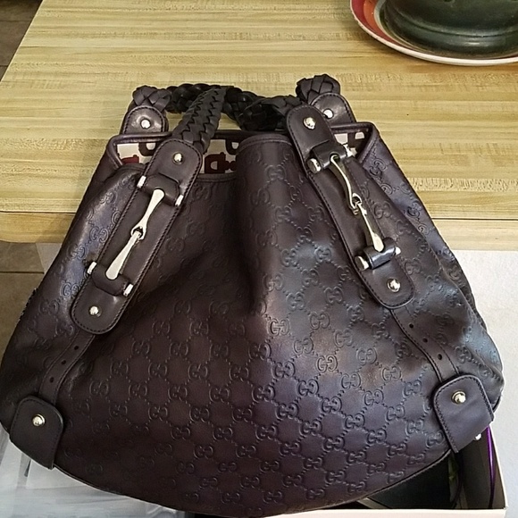 Gucci Handbags - Gucci leather Guccimina